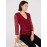 Rose Print Crossover Mesh Top