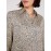 Abstract Print Satin Tunic Blouse