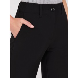 No Waistband Straight Leg Regular Length Pants