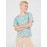 Floral Print Flutter Sleeve Boat Neck Top