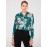 Floral Print Chiffon Button-Front Blouse