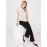 Dot Print V-Neck Pleated Top