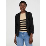 3/4 Ruched Sleeve Blazer