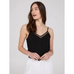 Mesh V-Neck Tank Top