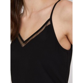 Mesh V-Neck Tank Top