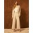 Cropped Wide-Leg Pants With Gold Hardware