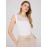 Sleeveless Clip Dot Top With Crochet Details