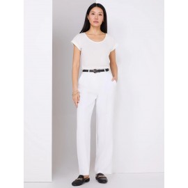 Pleated Wide-Leg Pants