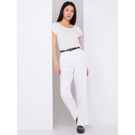 Pleated Wide-Leg Pants