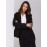 One-Button Blazer With Flap Pockets