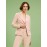 One-Button Blazer With Flap Pockets