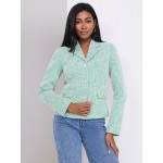 3-Button Boucle Blazer