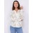 Floral Print Notch Collar Top