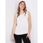 Sleeveless Textured Blouse