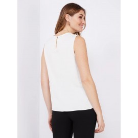 Sleeveless Textured Blouse