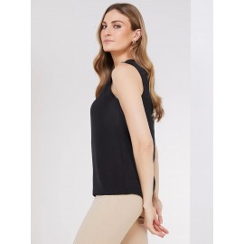 Sleeveless Textured Blouse