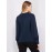 V-Neck Top With Chiffon Balloon Sleeves