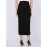 Long Front Slit Skirt