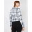 Plaid Boucle Waisted Blazer