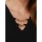 Textured Crepe Long Sleeve Top With Metal Chain Detail