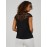 Crochet Cap Sleeve Top With Front Keyhole