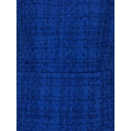 Ruffle Boucle Mini Dress