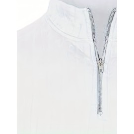 Men's Stand Collar Solid Knit Sweater , Men's Casual Lapel Slightly Stretch V-Neck Pullover Sweater For Men Winter Fall