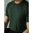 Men's Solid Knit T-shirt For Summer, Men's Fashion Elegant Tees