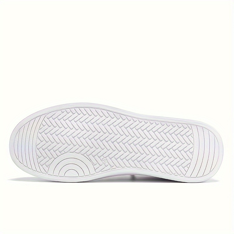 casual walking shoes, mens lace up sneakers casual walking shoes with pu leather upper comfortable and breathable details 11